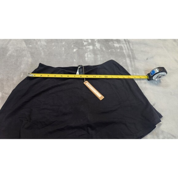 SKIMS Women's Small Black Obsidian Smooth Lounge Mini Skort SK-SKT-9023W NWT - Picture 5 of 5